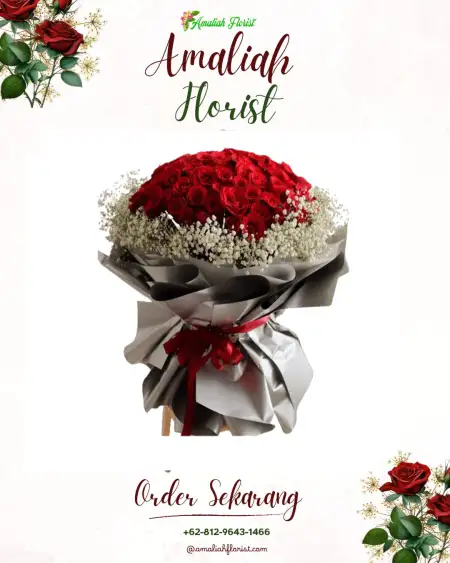 Buket Bunga Poyowa Besar Dua