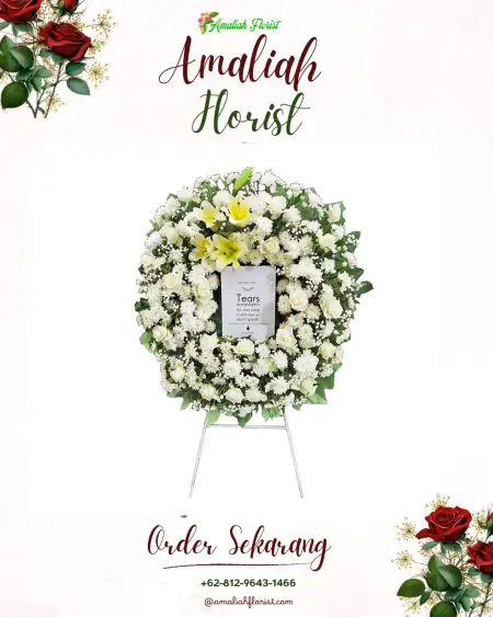 Krans Bunga Duka Poyowa Besar Dua